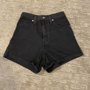 Levi’s high waisted mom shorts